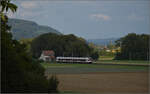 RABe 523 045 bei Neumatten, Oberbuchsiten.