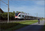 RABe 523 050 und RABe 523 051 bei Altreu.