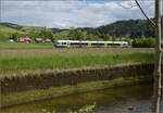 RABe 535 122 'Steffisburg' auf dem Weg nach Ramsei.