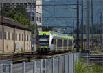 RABe 535 120 in Gerlafingen. Mai 2025.