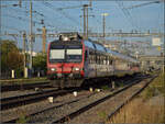 RBDe 560 273 in Pratteln. August 2026.