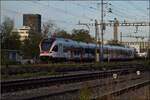 RABe 521 020 'Porrentruy' in Pratteln. August 2026.