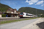 Jurabahn vor der Generalsanierung im Abschnitt Sanceboz-Sombeval – Moutier.
