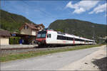 Jurabahn vor der Generalsanierung im Abschnitt Sanceboz-Sombeval – Moutier.