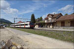 Jurabahn vor der Generalsanierung im Abschnitt Sanceboz-Sombeval – Moutier.
