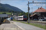 Jurabahn vor der Generalsanierung im Abschnitt Sanceboz-Sombeval – Moutier.
