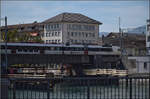 RBDe 560 226 auf der Aarebr�cke in Solothurn.