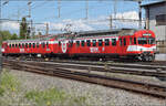 150 Jahre Emmentalbahn.

RABe 566 222 der RM in Burgdorf. Mai 2025.