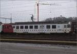 RBDe 567 171 fr Stadler, ehemals TPF macht sich in St. Margrethen bereit fr die Rckfahrt. Februar 2023.