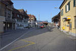 ABe 2/6 632 'Mont Soleil' steht in Tavannes abfahrbereit nach Le Noirmont.