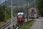 ABe 4/16 3105 in Rothenbrunnen.