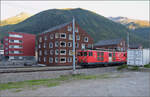 Deh 4/4 II 92 'Münster' in Andermatt. August 2025.