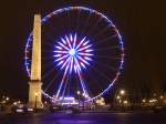 (167'044) - Obelisk + Riesenrad auf dem Place de la Concorde am 16.