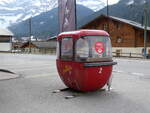 (273'210) - Alte Les Diablerets-Gondel - Nr. 2 - am 27. Mrz 2025 in Les Diablerets