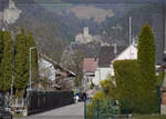 �ber Balsthal bewachte einst die Burg Neu-Falkenstein den Zugang zum Passwang.