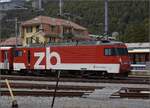 HGe 4/4 101 966 in Meiringen, Oktober 2019.