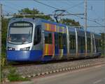 62-8/740158/tram-train-avanto-von-siemens-in Tram Train Avanto von Siemens in Lutterbach auf dem Weg nach Thann. Die NVR-Nummer des vorderen Teils ist 90 87 0025 545-7 F-SNCF. Juli 2021.