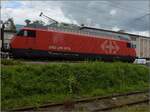 Re 460 076 'Leventina' in Emmenbrücke.