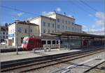 Bahnhof Porrentruy mit RABe 527 161.