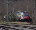 RABe 514 002 auf der Sihlbrücke.