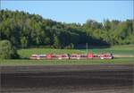 Auf der Biel-Täuffelen-Ins Bahn.