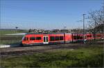 Auf der Biel-Täuffelen-Ins Bahn.