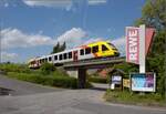 Abgesang auf die Taunus Elevated. 

648 402 HLB VT202 in Brandoberndorf. Mai 2022.