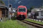 Zrcher S-Bahn mit Re 450 082 in Spittel. September 2022.