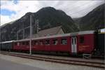 Wagon Restaurant WR 55 85 88-35 452-9 CH-SLM in G�schenen. September 2022.
