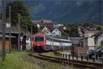 Z�rcher S-Bahn mit Re 450 054 in Spittel. September 2022.