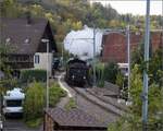 Den Schweizer Bahnen zum 175. Geburtstag.

Dampftage Koblenz, hier A 3/5 705 in Rietheim. Oktober 2022.
