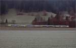 Eine aussterbende Spezies: RBDe 565/6 der BLS in Schüpbach.