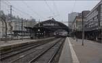 Bahnhofshalle St. Gallen. Februar 2023.