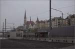 Der neue Halt der Appenzeller Bahn: St. Gallen Güterbahnhof. Februar 2023.