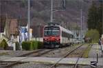 Erst mal muss Domino RBDe 560 253 mit TransN-Logo nach Oensingen ausfahren.