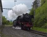 Rundfahrt vom Bodensee durchs Emmental mit 23 058 und Ae 4/7 11022.