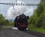 Rundfahrt vom Bodensee durchs Emmental mit 23 058 und Ae 4/7 11022.