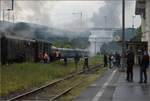 Als wäre Dampftag oder Bahnhofsfest in Etzwilen.