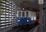 059-7/815248/zblaue-baehnli-fuehlt-sich-im-neuen Z'Blaue Bhnli fhlt sich im neuen Bahnhof von Worb nicht wirklich wohl... VBW BDe 4/4 38. Juni 2023.