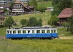 059-7/815278/das-blaue-baehnli-auf-der-falschen Das Blaue Bhnli auf der falschen Strecke nach Worb. Stettlen, Juni 2023.