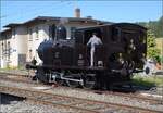 Öffentlicher Fahrtag auf der Emmentalbahn. 

BSB Ed 3/4 51 rangiert in Sumiswald-Grünen. Juli 2023.