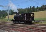 Öffentlicher Fahrtag auf der Emmentalbahn. 

BSB Ed 3/4 51 rangiert in Sumiswald-Grünen. Juli 2023.