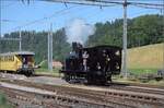 Öffentlicher Fahrtag auf der Emmentalbahn. 

BSB Ed 3/4 51 rangiert in Sumiswald-Grünen. Juli 2023.