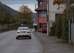 Wertschätzung der Fußgänger im Landkreis Friedrichshafen neben der Gürtelbahn.