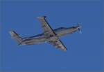 Pilatus PC-12 NG von Flydedicated mit der Kennung 9H-WIT hebt von Samedan ab. Januar 2024.