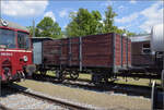 175 Jahre Eisenbahn in Nördlingen / 55 Jahre Bayrisches Eisenbahnmuseum.

Hochbordwagen X0 München 700 201. Mai 2024.