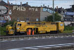 Gestrandete BSM 865 Unimat in Frankfurt Süd.