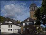 Kirche St. Johannes der Täufer in St. Goarshausen. Juli 2024.