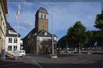 Kirche St. Johannes der Täufer in St. Goarshausen. Juli 2024.