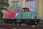 Hybridlok 1002 007 abgestellt am Hauptbahnhof Nürnberg.